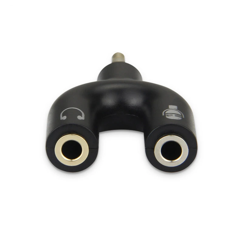 2 in 1 Splitter 3.5mm Audio Earphone aux to Female Jack headphone microphone Mic Converters combine for Computer Notebook phone (5)