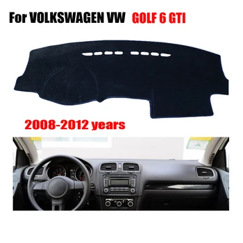 

RKAC Car dashboard covers For VOLKSWAGEN VW GOLF 6 /GOLF 6 GTI 2008-2012 left hand drive dashmat car pad dash cover accessories