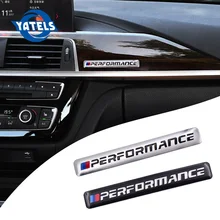 NIEUWE Auto Sticker Prestaties Motorsport Metalen Logo Aluminium Embleem Grill Badge voor BMW E34 E36 E39 E53 E60 E90 F10 F30 M3 M5 M6(China)
