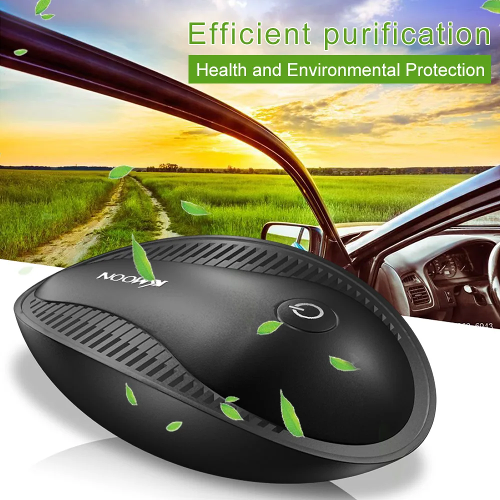 

KKmoon Smart Dual-use Car Home Air Purifier Ozone sterilization odor with USB Charging Cable for Car Wardrobe Shoebox Styling