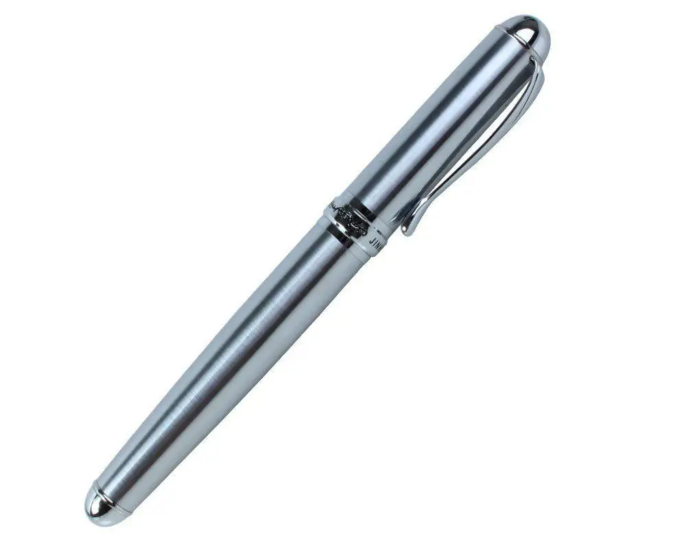 Adeeing Advanced полностью Серебристая перьевая ручка Jinhao X750 широкая 18kgp лучшая металлическая ручка