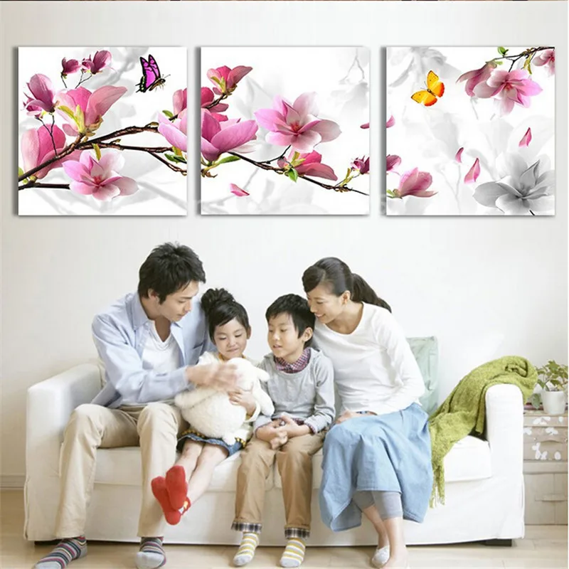 3-pcs-canvas-art-Modern-Home-Decoration-Wall-Art-Picture-For-Living-Room-Pink-Tulip-Flower (3)