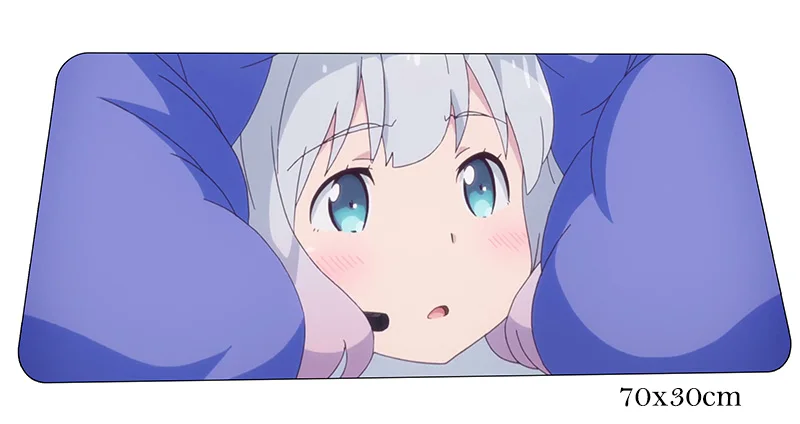 EroManga Sensei Коврик Для Мыши Компьютерный геймерский коврик для мыши 700x300X2 мм коврик для мыши esports коврик для мыши гаджет аниме настольные коврики