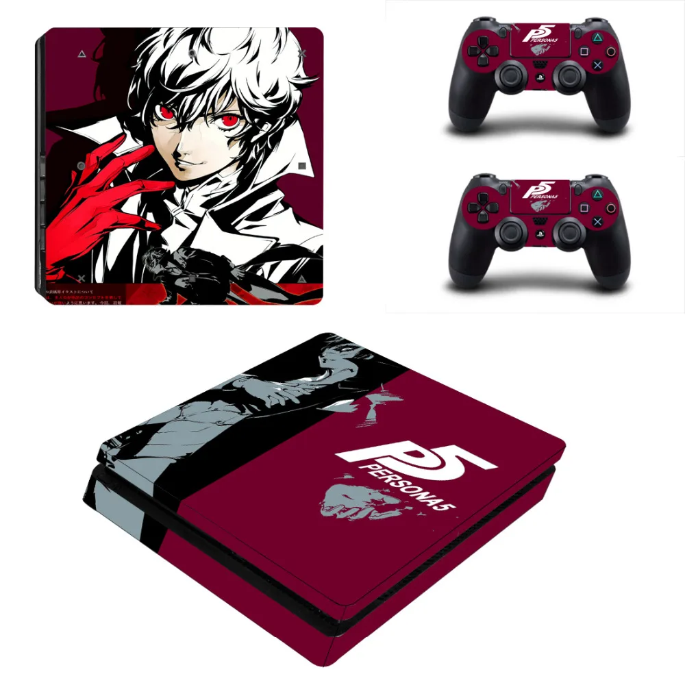 Persona 5 королевская PS4 тонкая наклейка для sony playstation 4 консоль и контроллер для Dualshock 4 PS4 тонкая наклейка