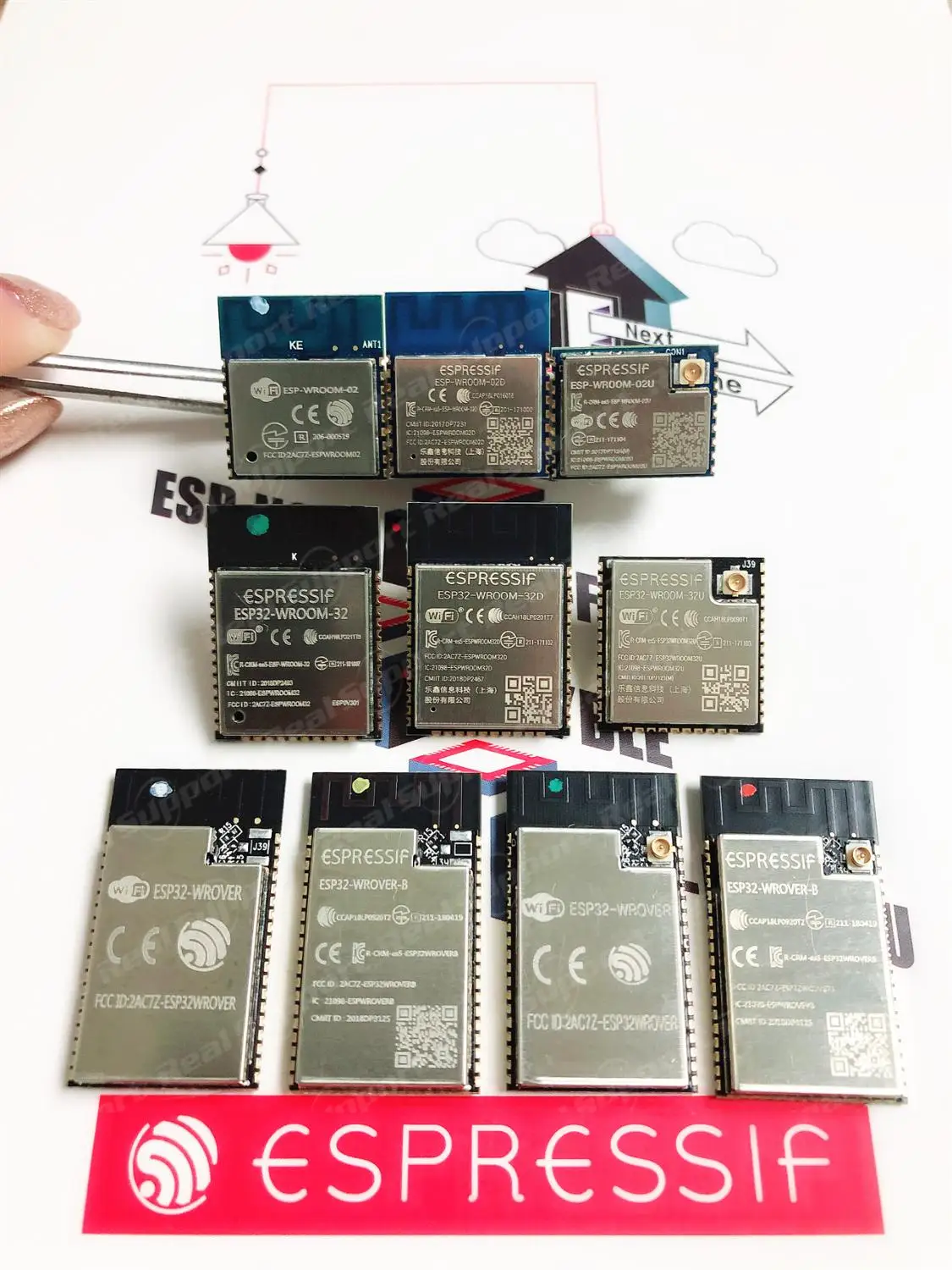 ESP32 WROOM 32 4MB 8MB 16MB флэш память Espressif Original|Запасные части| |