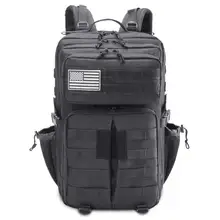 45L Military Tactical Assault Pack Backpack 900D Army Molle Waterproof Large Rucksack for Outdoor Hiking Camping Climbing