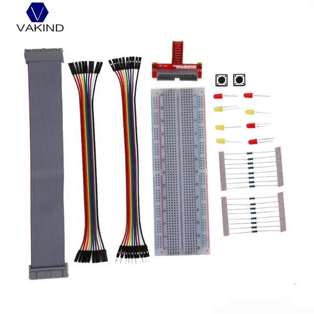 Special Offers Primer External Expansion Bread Board Breadboard Prototyping Starter Kit Jumper Wire Kit For Raspberry Pi 3 