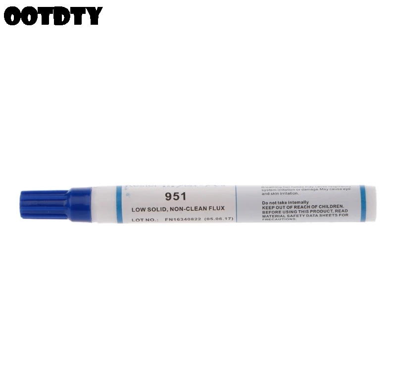 951 10ml Soldering Rosin Flux Pen Low-Solids Non-clean For Solar Cell Panel DIY