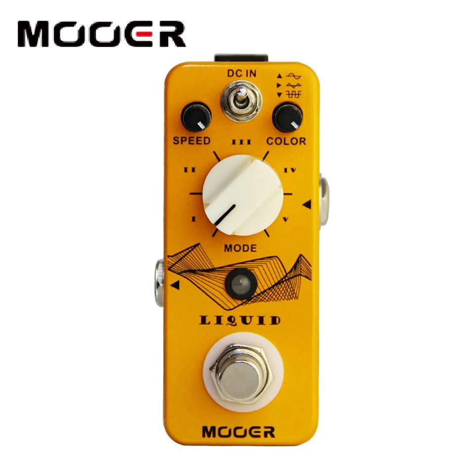 MOOER Liquid Digital Phaser Guitar Pedal with 5 Different Phase Effect Types Guitar effect pedal MOOER Liquid Digital Phaser Guitar Pedal with 5 Different Phase Effect Types Guitar effect pedal