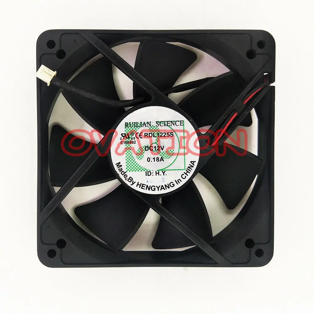 Вентилятор охлаждения RUILIAN SCIENCE RDL1225S 12 В 120 А 120*25 мм 2 контакта 1
