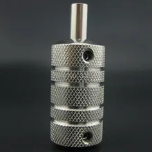 Один 25 мм рукоятка из нержавеющей стали с задней стволовой и набор винтов для тату машины пистолеты поставка SSG25-27