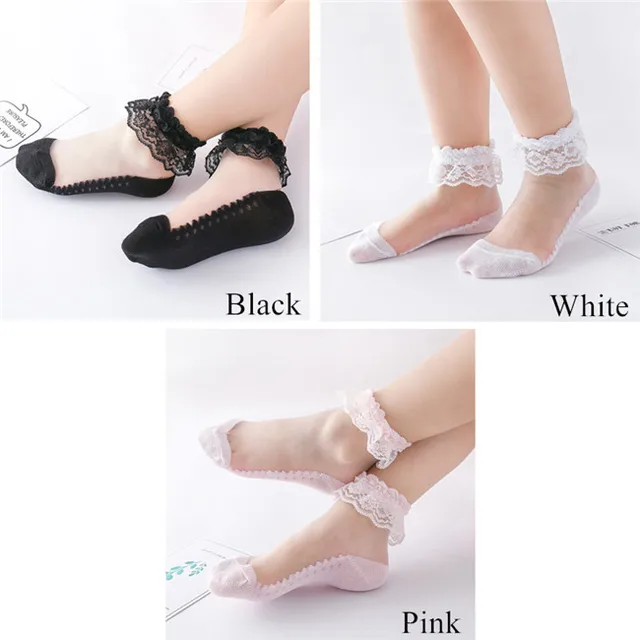 New Summer Baby Girls Kids Mesh Socks Fashion Lace Ruffle Frilly Ankle Short Sock Breathable Princess Children Girl Dance Socken BWP