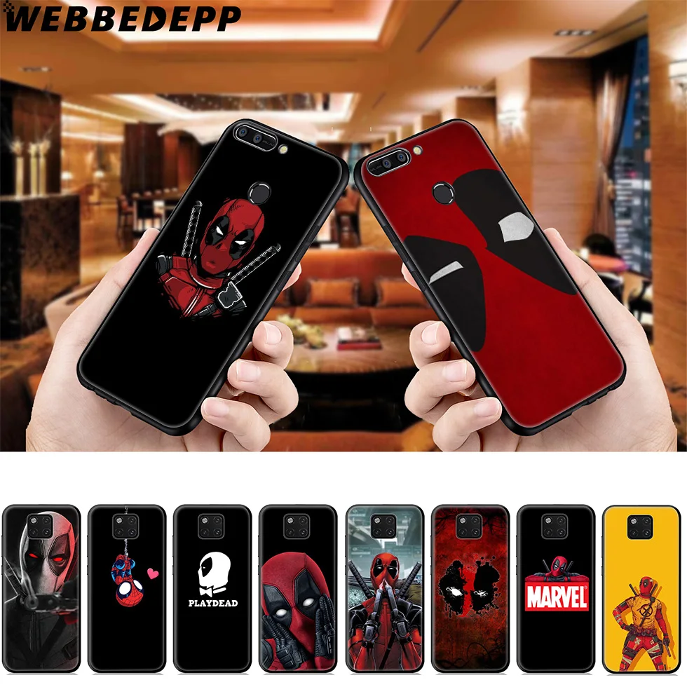 Deadpool Dead Pool Cool Soft Case for Huawei Mate Honor 20 6A 7A 7C 7X 8 9 9X 10 View Lite Pro 30 |