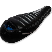 AEGISMAX спальный мешок на гусином пуху, уличный спальный мешок на гусином пуху, удлиненный, утолщенный, зимний, Сверхлегкий, дизайн перегородок, сумки