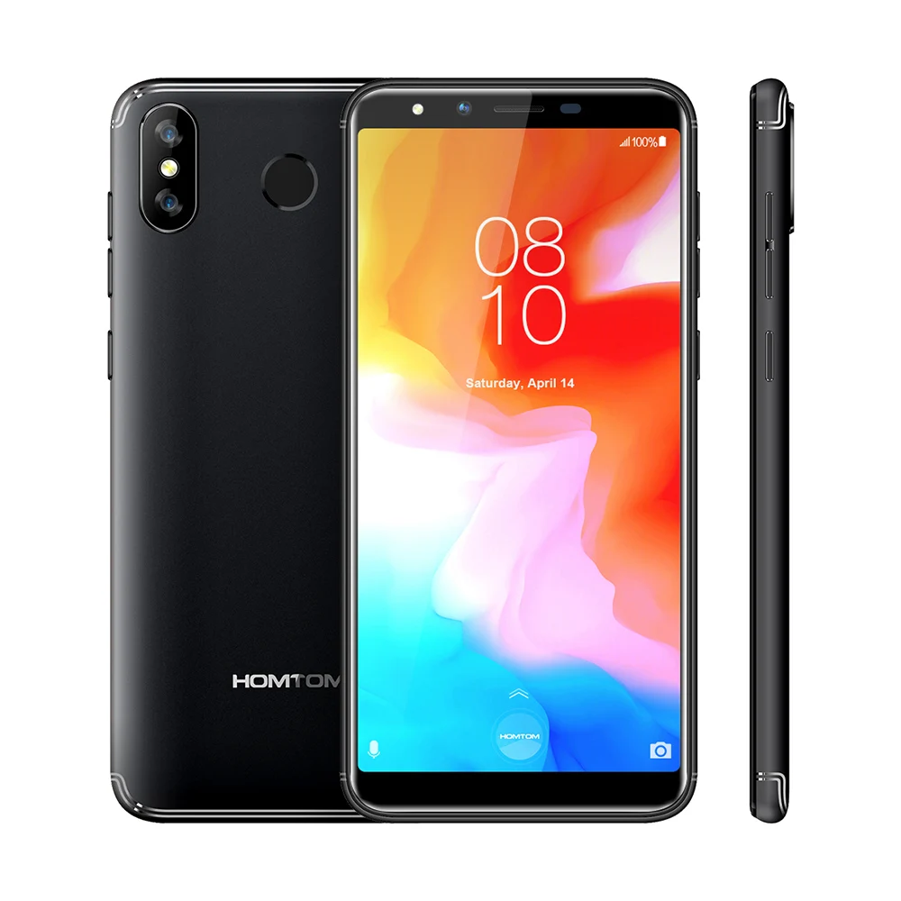 HOMTOM H5 мобильный телефон 5,7 дюйма HD дисплей 3 GB 32 GB Face ID 13MP камера 3300 mAh быстрая зарядка MT6739 4 ядра 4G смартфон