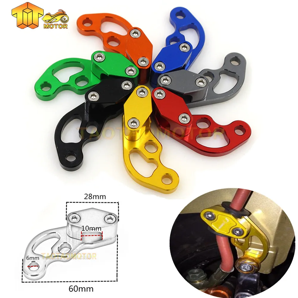 

Hot Sale Motorcycle Accessories For YAMAHA T-MAX 530 TMAX 500 MT-01 MT-07 MT-09/MT-09 Tracer R1 R6 R125 Brake Line Clamp