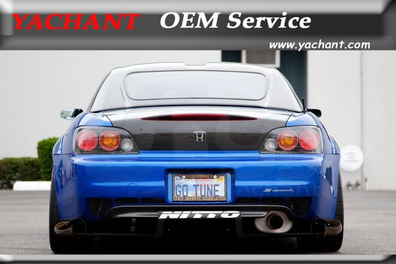 

Car-Styling Carbon Fiber Bootlid Tailgate Fit For 2000-2008 S2000 AP1 AP2 OEM Style Rear Trunk Boot Lid
