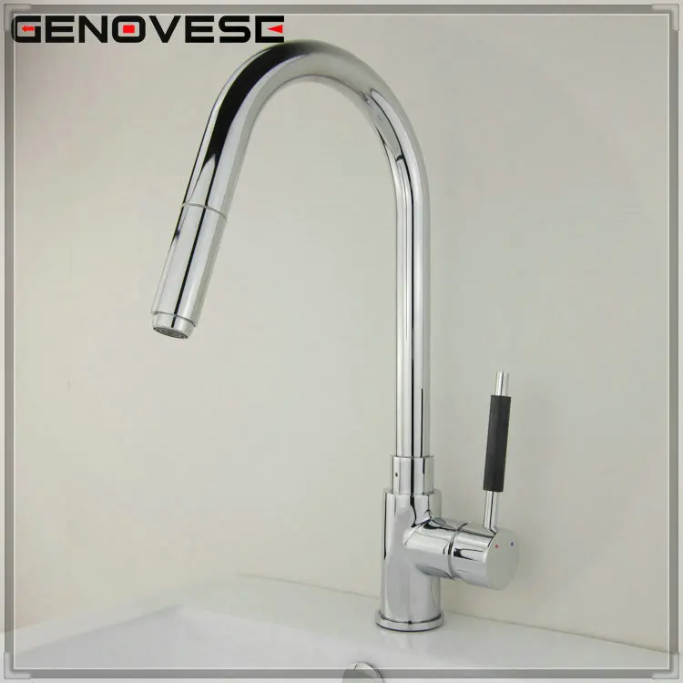 three holes pull out kitchen faucet Kitchen mixer sink torneira eletrica banheiro | Обустройство дома