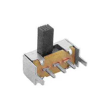 

50 Pcs x Panel PCB 3 Pin 2 Position 1P2T SPDT Slide Switch Side Knob 0.5A 50V DC