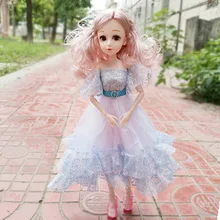 Аксессуары для куклы BJD, 36 см, Xiner, Одежда для куклы, кружевное платье с обувью, 22 шарнирных кукольных набора, DIY игрушка, 1/6, одежда для маленьких девочек