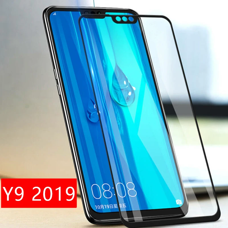

Protective Glass For Huawei Y9 2019 Tempered Glas Screen Protector On Huawey Y 9 9y Y92019 Safety Phone Film Protect Full Cover