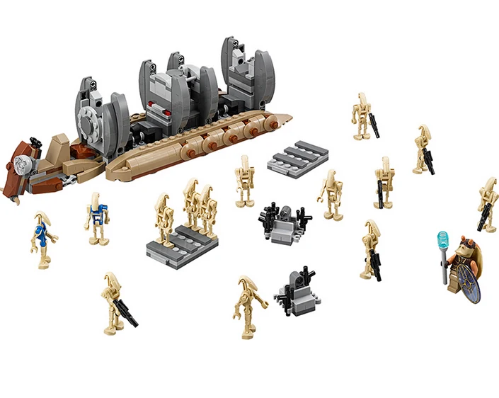

Compatible legoinglys Star Wars Battle Droid Troop Carrier 75086 565pcs Model Building Blocks Toys For Children Gifts