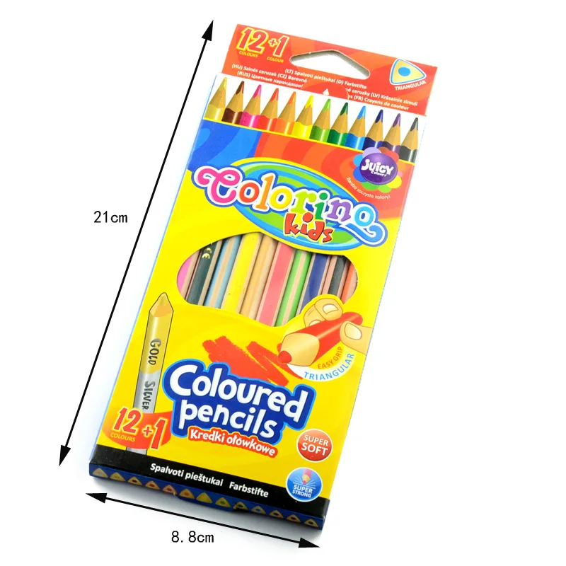 12 PCS/pack Hot Sale Quality Classical Wooden Colored Pencils