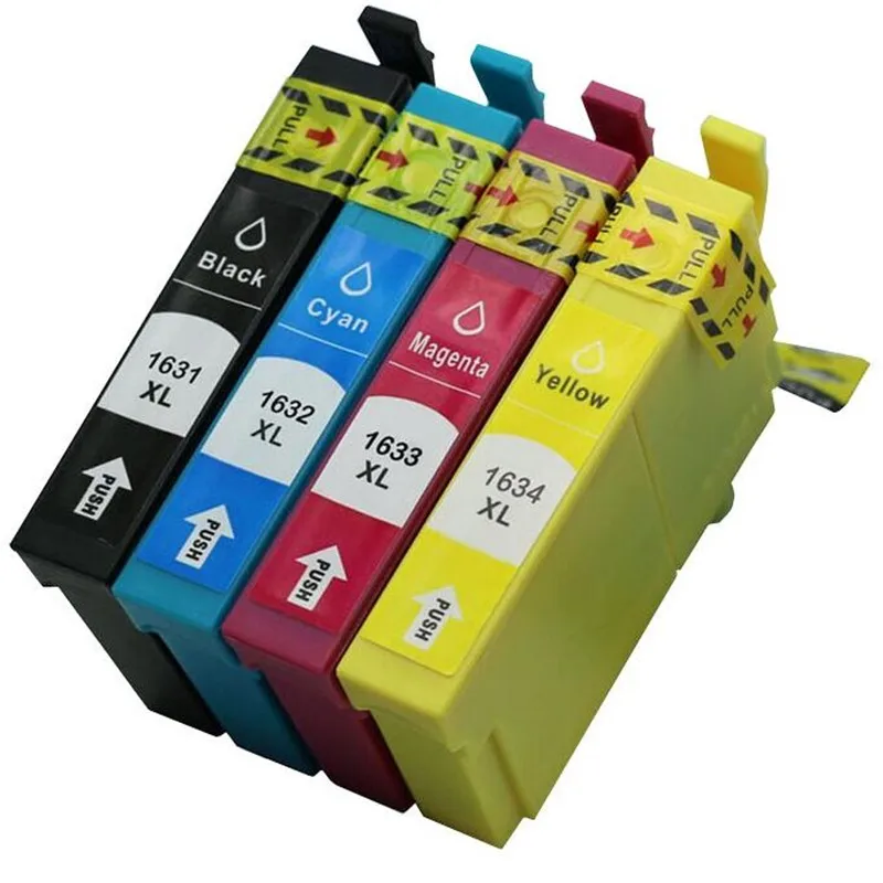4 шт./компл. 16 16XL чернильный картридж для epson Workforce WF 2010W 2510WF 2520 2530WF принтер T1631 T1634