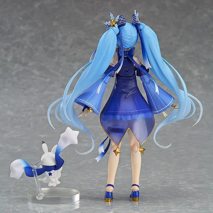 Аниме Vocaloid Hatsune Miku Figma EX-037 Twinkle Snow Ver. Figma 307 ПВХ фигурка Коллекционная модель детские игрушки кукла 14 см