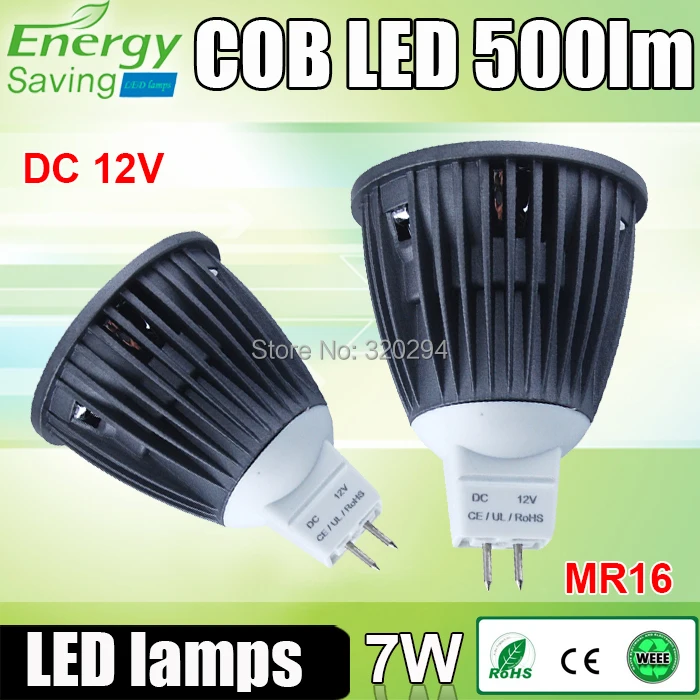 

Factory Wholesale Price High Quality 7W  DC12V  MR16 COB LED Cool & Warm White Lamp Bulb Spotlight Spot Light