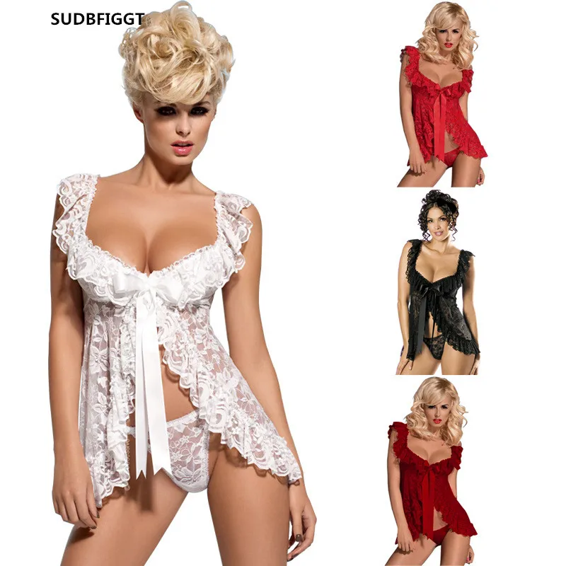 Plus size Women sexy lingerie hot front underw open specialty shop erotic Bargain sale