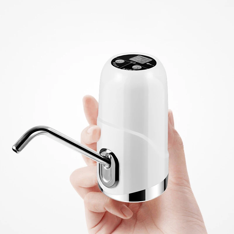 

Bottled Water Pump Automatic Water Dispenser USB Charging Electric Pressure Device 5 files Selection Time LED Digital Display