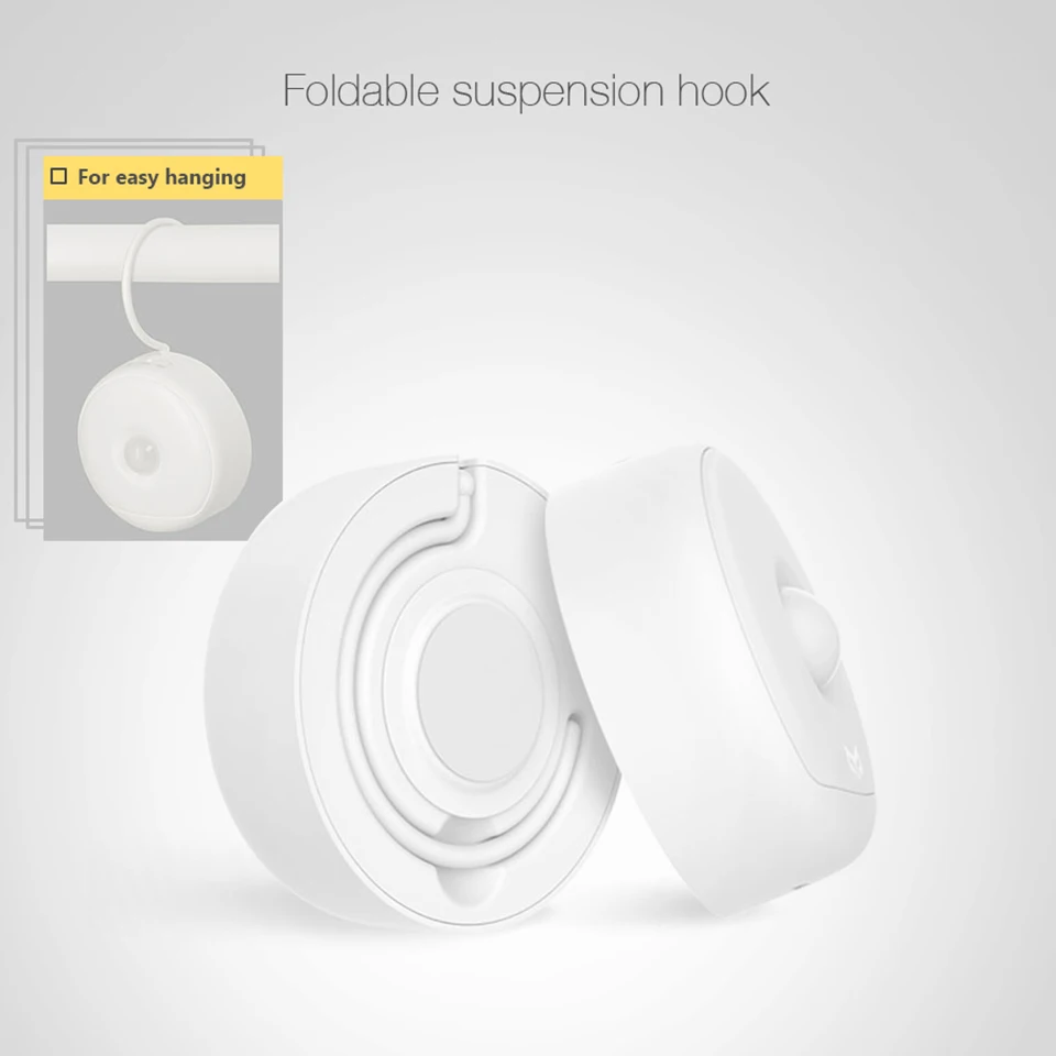 (USB Charge ) Xiaomi Mijia Yeelight LED Night Light Infrared Magnetic with hooks remote Body Motion Sensor For Xiaomi Smart Home (2)