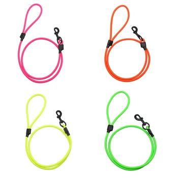 Waterproof PVC material Dog Leash For Small Medium Dogs Round dog Leashes deodorant easy to clean pet Lead dog Traction rope
