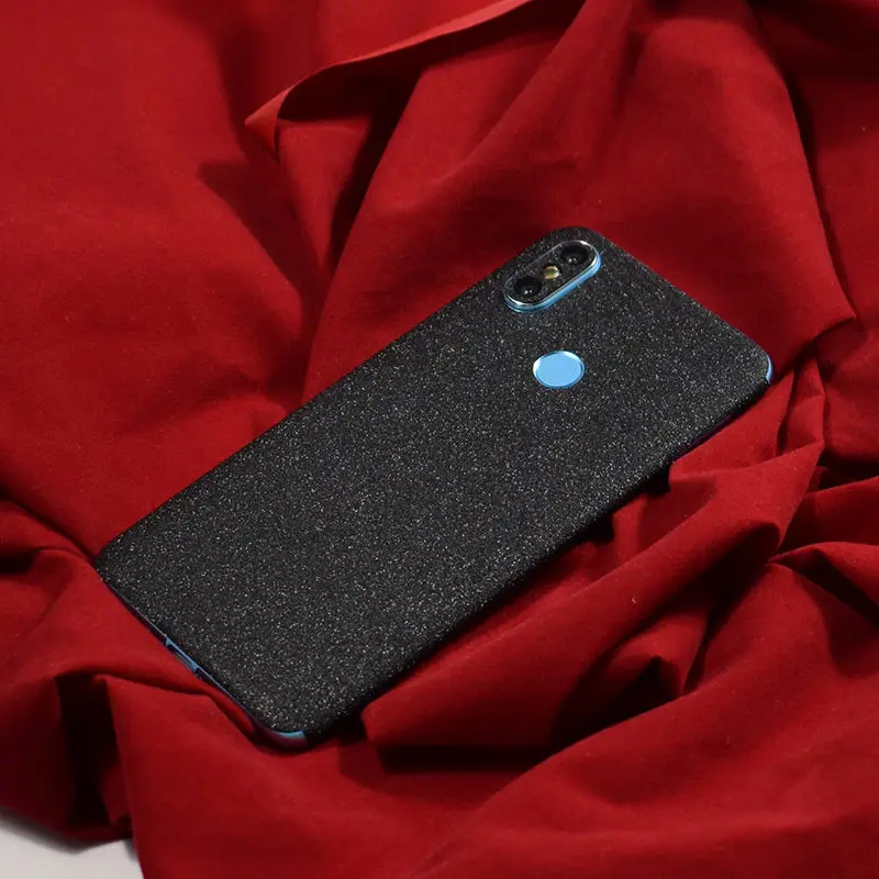 Phone Back Cover Film For Xiami Mi A2 6X LeatherCarbon Fiber Wood Skins Protective Paste Stickers For Xiaomi A2  MiA2 6X 5 (17)