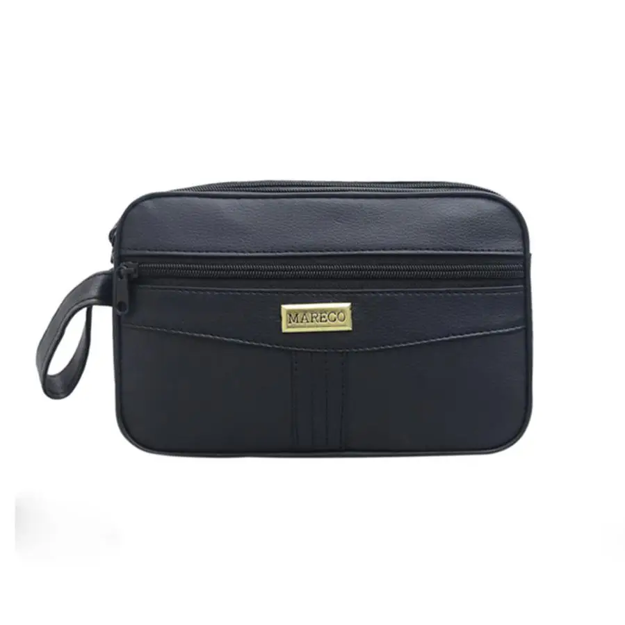 xiniu New Men Casual Solid Multifunction Handbag Casual Tote Zipper Bag Purse Card Bag Casual Clutch Zipper Fashion wallet men