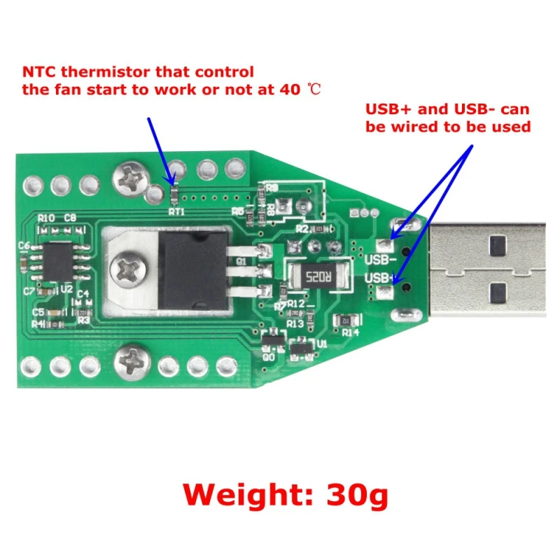 USB регулируемый постоянный ток электронная нагрузка Банк питания тестер с охлаждающим вентилятором