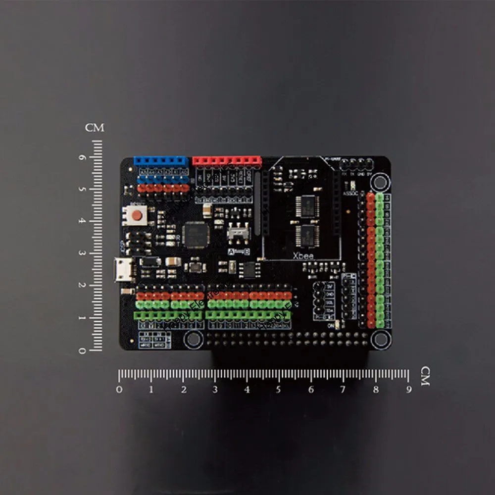 DFRobot расширительный щит для Raspberry Pi B+/Pi 2/Pi 3, ATmega32u4 Leonardo 5V совместим со стандартным датчиком защиты Arduino