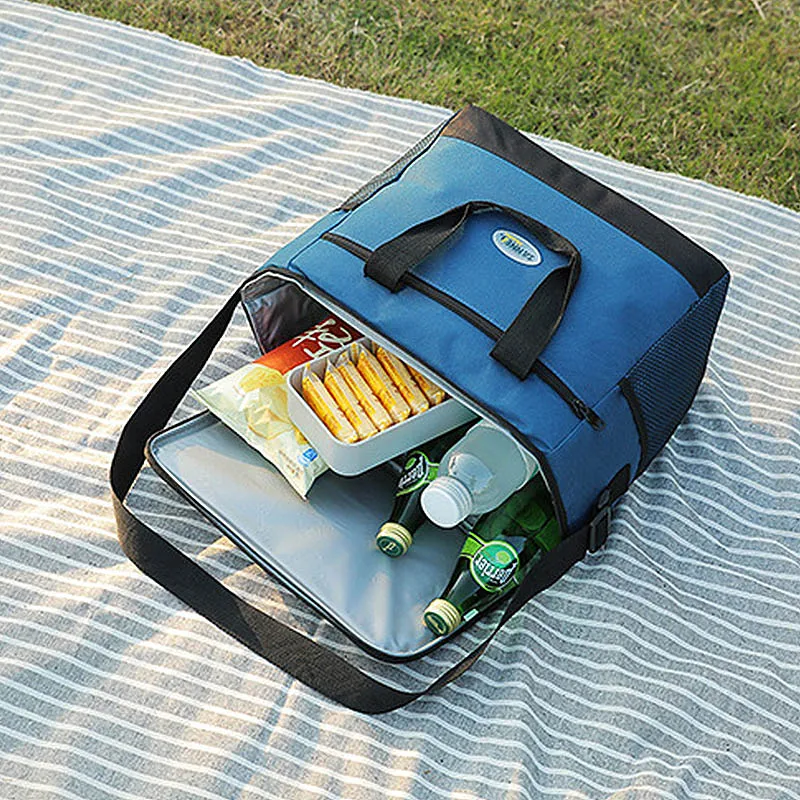 16L Large Picnic Bags Multi Lunch Box Insulated Cooler Bag Picnic Basket For Girls Women Kids Men Outdoor Camping Travel