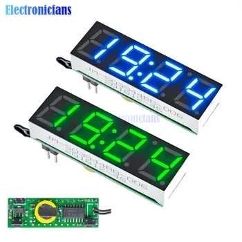 

3 In 1 LED DS3231SN Digital Clock Temperature Voltage Module DIY Time/Thermometer/Voltmeter DC 5-30V Blue Green Red LED Display