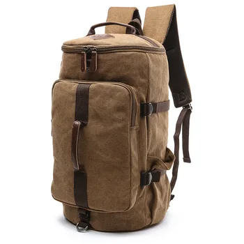 

Z.L.D. Classic Vintage Canvas Bag Large Capacity Men's Handbag High Quality Luggage Bag Overnight Duffle Bag Weekend Travel Bag