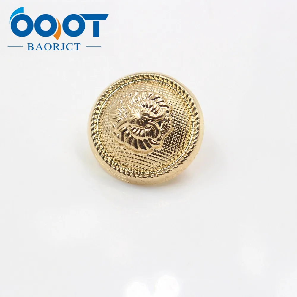 OOOT BAORJCT 179162, модная металлическая Золотая кнопка-застежка, DIY аксессуары для одежды ручной работы, пальто костюм пошив одежды пуговицы со стойками, 10 шт