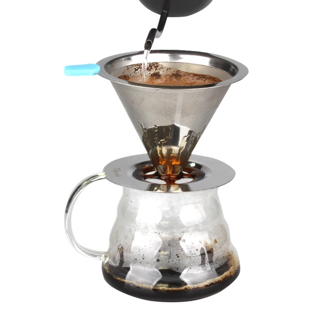 Cheap High Quality Healthy Stainless Steel Coffee Filter Reusable Metal Espresso Coffee Helper Infuser with Heat Insulation Holder Cheap High Quality Healthy Stainless Steel Coffee Filter Reusable Metal Espresso Coffee Helper Infuser with Heat Insulation Holder