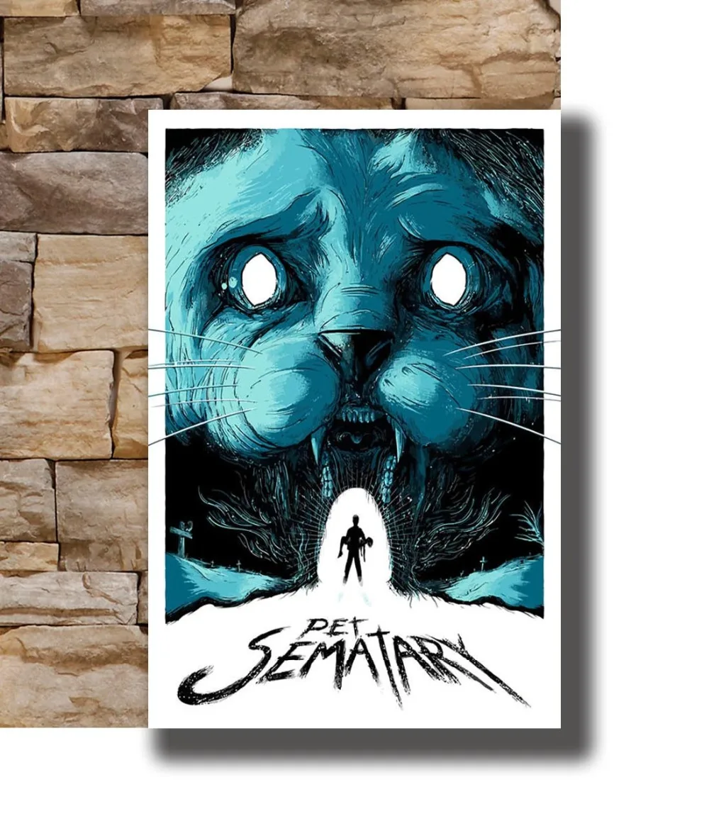 

Art Poster New Pet Sematary Limited Edition Art Screen Movie Light Canvas Wall 14x21 20x30 24x36In N991
