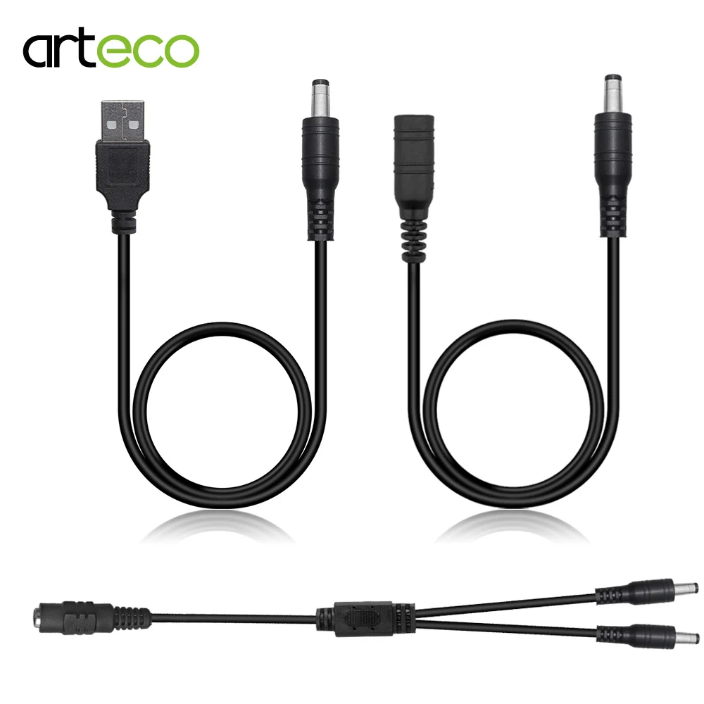 

DC Led Connector Wire USB Cable 40CM ,Female to Male dc Extension Cable 1M,DC 1 To 2 Spliter Connector For Led Lighting