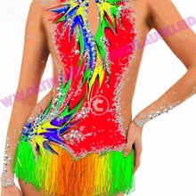 Платья для катания на льду для взрослых и детей, костюм для фигурного катания, костюм для художественной гимнастики, форма для катания на коньках, платье для соревнований, юбка, платье 05