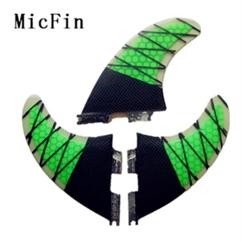 Micfin FCS2 плавники G5 стекловолокна сотовой углеродного для серфинга плавники FCS II для серфинга Fin pranchas де Surf quilhas fcs 2 серфинг fin