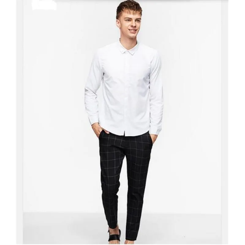 high quality font b men b font shirt fashion groom wedding shirt custom made white sunshine