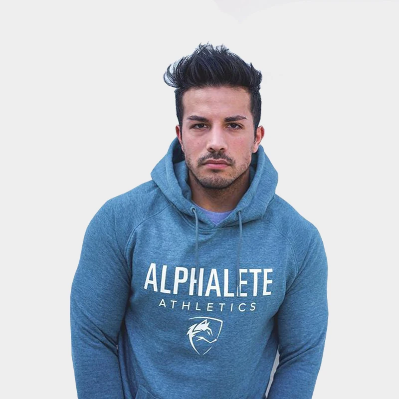2017 Men sweatshirt hoodie fitness Mens fashion Brand