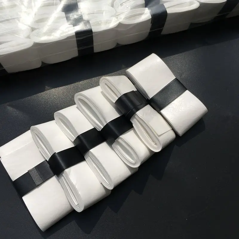 5 pcs جودة KM الأبيض تنس overgrips لزجة يشعر بو رقيقة تنس Overgrips العرق استيعابها الأغطية الصنابير مضرب القبضات